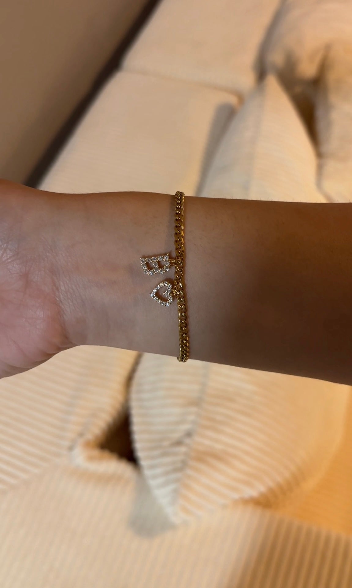 1 letter bracelet