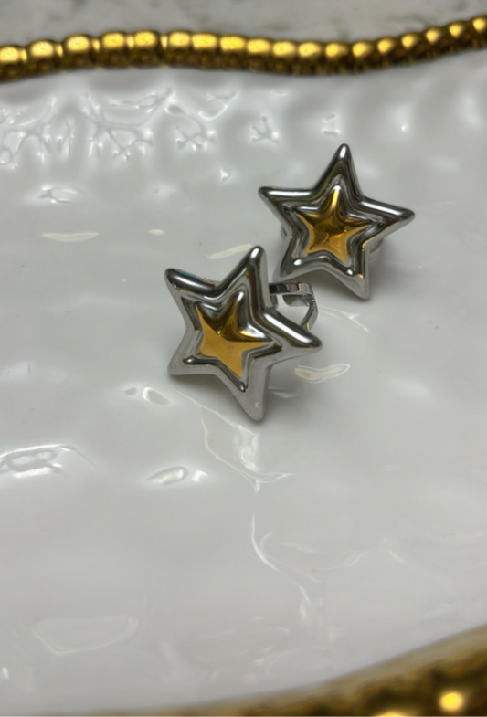 Star adjustable ring
